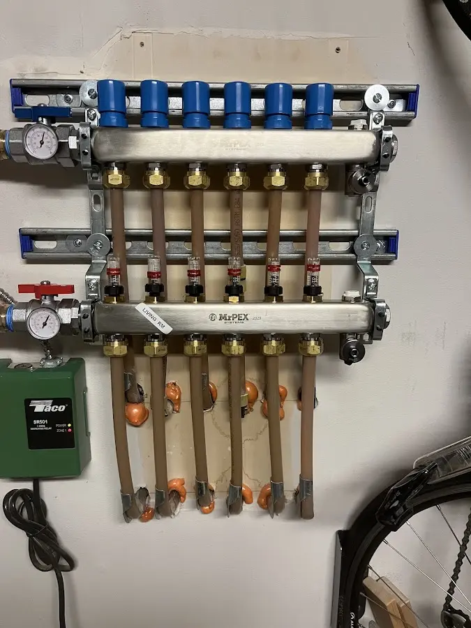 Plumber performing Leak Detection at a residential property in Lake San Marcos